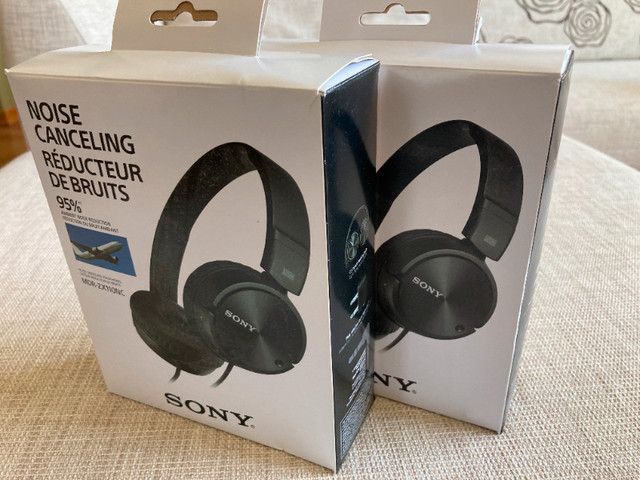 Sony MDRZX110NC Over-Ear Noise Cancelling Headphones in Speakers, Headsets & Mics in Winnipeg