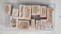 Stampin' Up! wooden stamp set