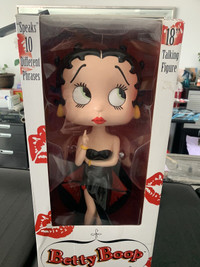 Collector’s Betty Boop Doll 18”  tall    Talking Figure