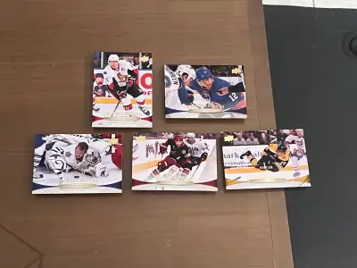 2011 Upper Deck Series One Exclusives of /100 and /10 All are out of /100 except Bailey Islander car...