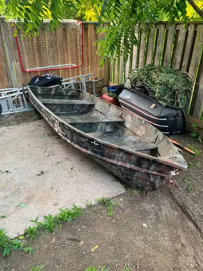 I get this boat in and out of the bed of my pick up truck by myself(about 100 pounds). Perfect for f...