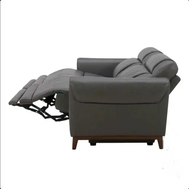 Aiden & Ivy Top-grain Leather Power Reclining Sofa62863283161858121