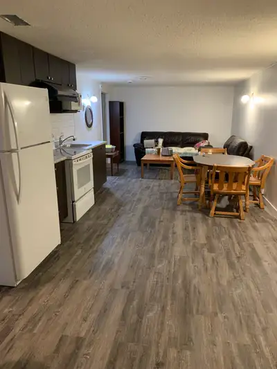 Furnished one bedroom basement suite for rent available November 1st. Location is near 8th ST and un...