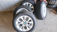 Bmw rims and all season tires...225/55×17...120×5
