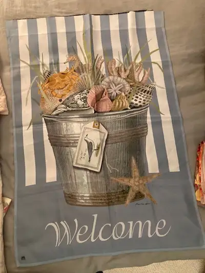 Large Welcome Porch Flag, View more
