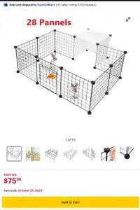 Large animal enclosure for small animals