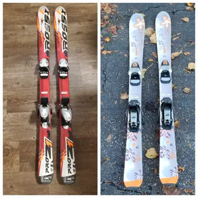 120cm Rossignol Skis with Rossignol Bindings120cm Rossignol Skis, View more
