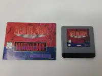 Red Alarm For Virtual Boy With Manual And Dust Cover