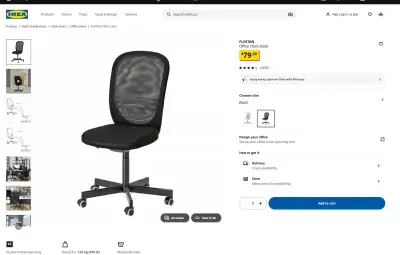 Ikea FLINTAN Office Chair, View more