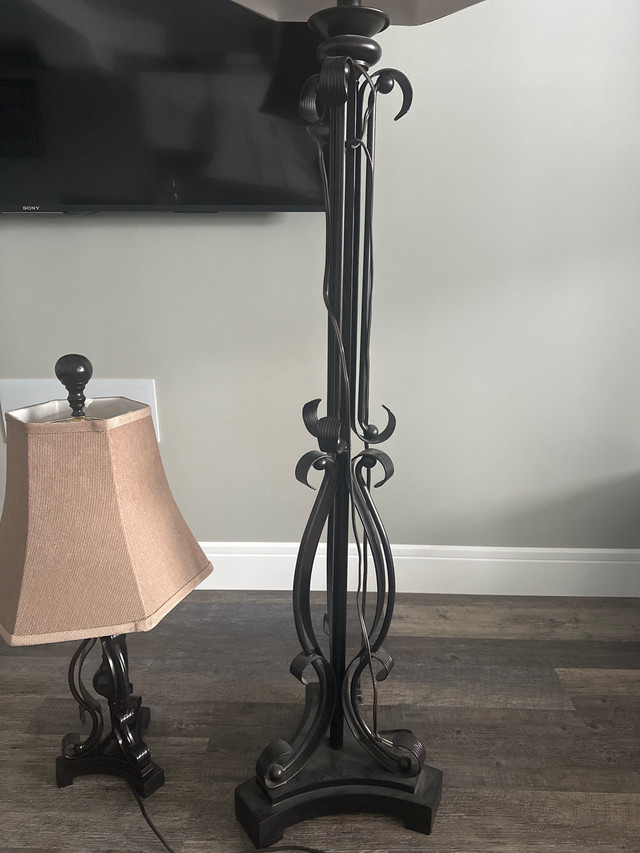 Wrought Iron Lamp Set in Other in Calgary - Image 3