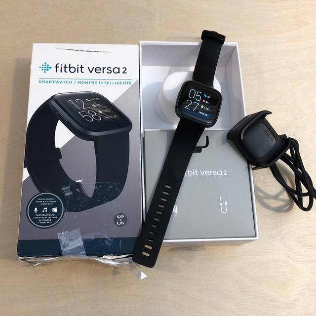 Fitbit Versa 2 40mm Smartwatch - Health Fitness Activity Tracker in Exercise Equipment in Ottawa