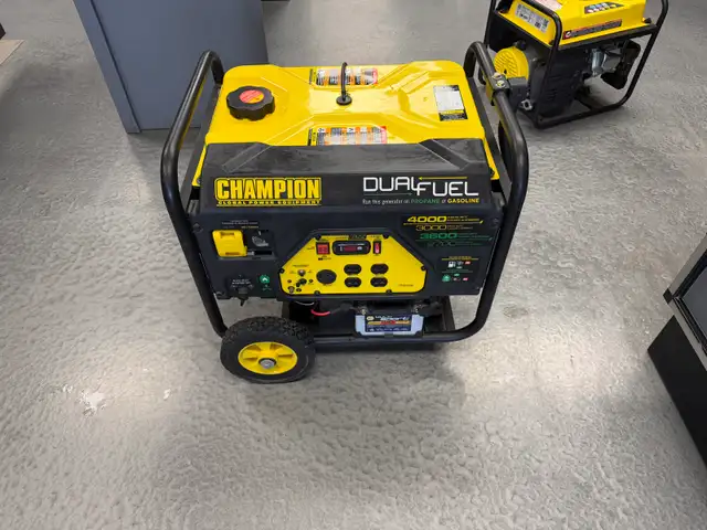 champion Dual Fuel Generator. 