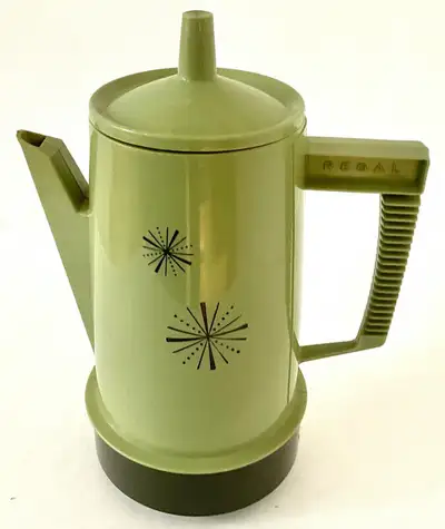 LIRE JUSQU'À LA FIN DU TEXTE. Vintage 1960 Collection. Cafetière-percolateur automatique ROYAL poly-...