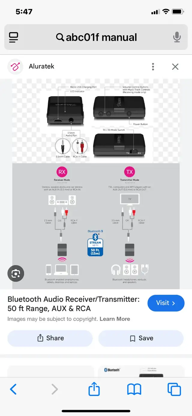 Blue tooth transmitter / receiver 63005666658305121