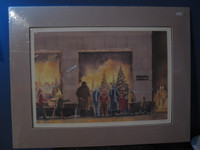 Christmas Themed Limited Edition/Collectible Matted Prints