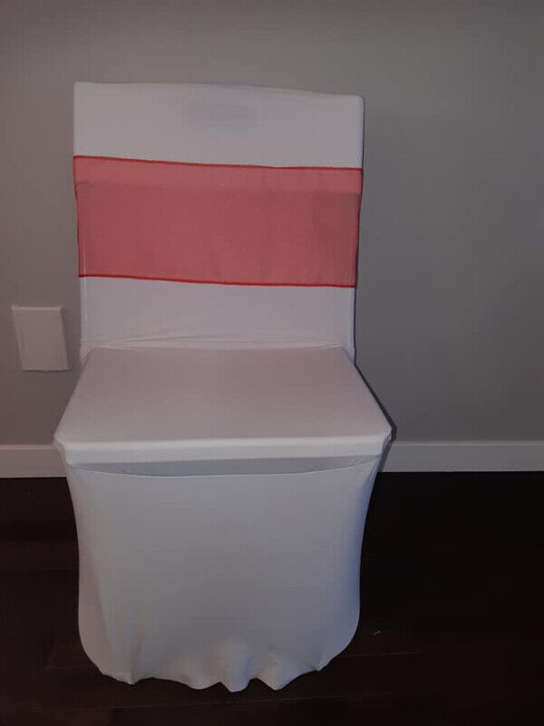 Red Chair Sashes Bows Elastic Chair Bands -Rentals in Multi-item in Calgary - Image 3