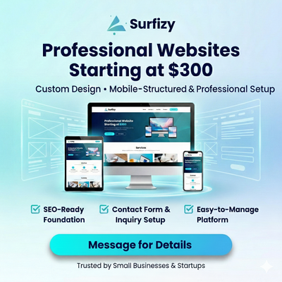 Professional Website Design – Starting at $300 (Free Preview), View more