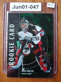 2002-03 ITG Parkhurst /500 Ryan Miller #210 Rookie Sabres RC