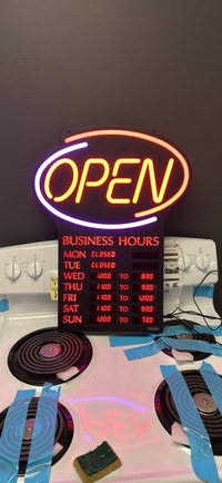 Open Sign like new only 2 months London Ontario Preview