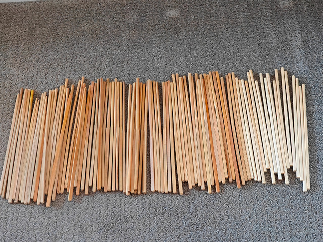 Wooden Chopsticks - 54 Pairs - 9.5" to 10" in Industrial Kitchen Supplies in Calgary