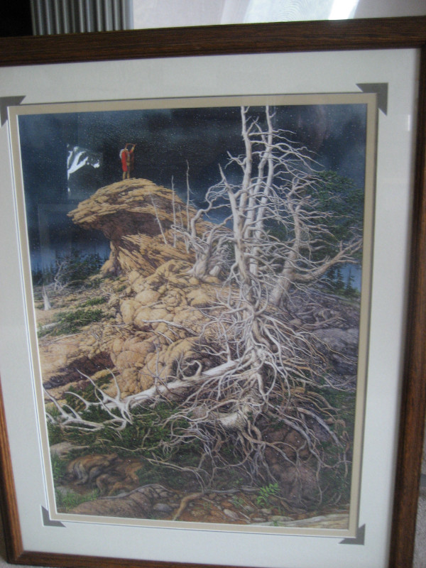 BEV DOOLITTLE-PRAYER FOR THE WILD THINGS LE FRAMED in Arts & Collectibles in Delta/Surrey/Langley