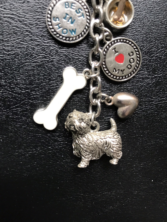 New, “West Highland Terrier” 3 D Metal Dog Keychain in Arts & Collectibles in Bedford - Image 4