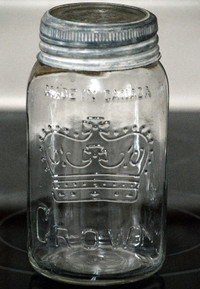 Vintage Crown Canning Jar 1939