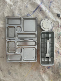 Stainless Steel Zero Waste Swaps (ice cube tray and bento box)