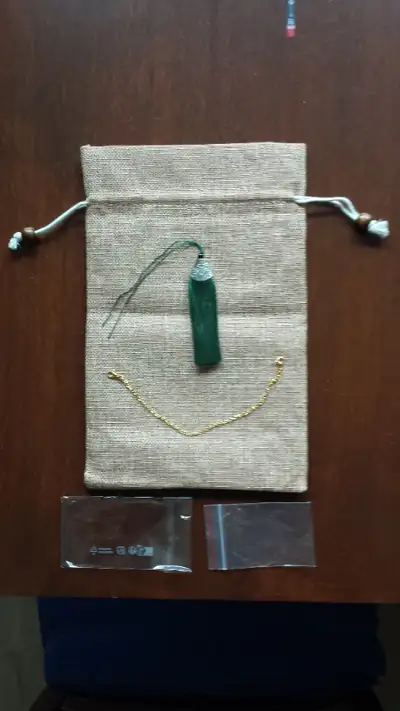 Kalimba carry/dust bag, decorative tassel, tremolo/vibrato chain, View more