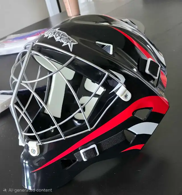 Road Warrior Cobalt Street Hockey Goalie Mask in Hockey in Oshawa / Durham Region - Image 3