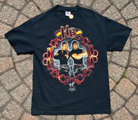 Vtg Hardy Boyz WWF Wrestling T Shirt Sz M Front & Back Graphic