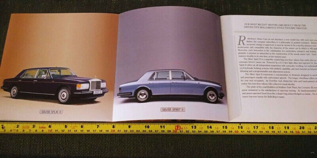 Rolls Royce 1989 Original car sales brochure,in Penticton in Other Parts & Accessories in Penticton