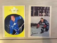 Two 1993-94 Parkhurst Tim Horton Parkie Reprint hockey cards