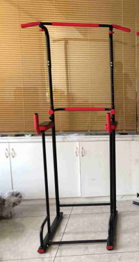 Power Tower, Adjustable Pull Up; Dip Station and Ab Workout