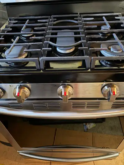 Samsung 30" inch stainless steel gas stove, View more