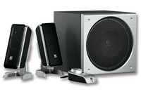 Logitech Z-3 Wood Grained 2.1-Channels Subwoofer Speaker System