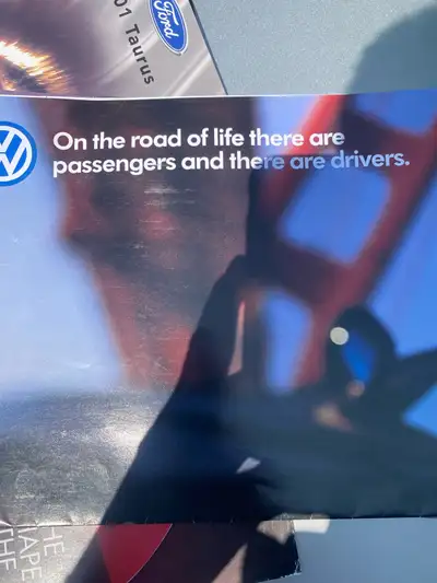 VW full line brochure $6