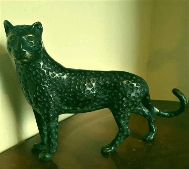 antique bronze panthère   jaguar special dans Art et objets de collection  à Laval/Rive Nord - Image 3
