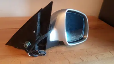 Original "stubby" heated Audi/VW Right Front (passenger) Side door mirror housing/with glass in good...