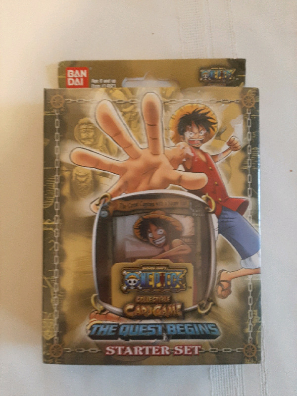 One Piece collectible card game starter set in Arts & Collectibles in St. Albert