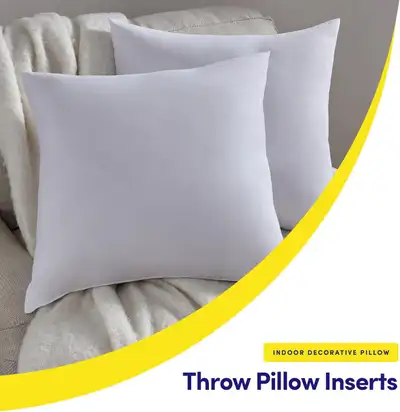 18X18 Pillow Inserts - 3 Pack - 18" x 18", View more