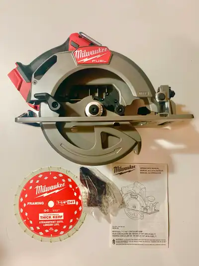 MILWAUKEE M18 FUEL 7-1/4” CORDLESS BRUSHLESS CIRCULAR SAW, View more