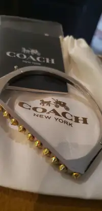 Coach bracelets, bangles, cuff 