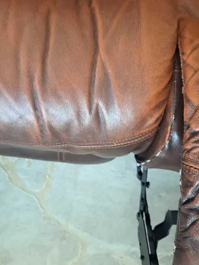 Brown Leather Reclining Sofa, View more