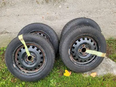 I have a set of nearly new Goodyear UltraGrip winter tires and rims, measuring 11/32 .....195/60R15...