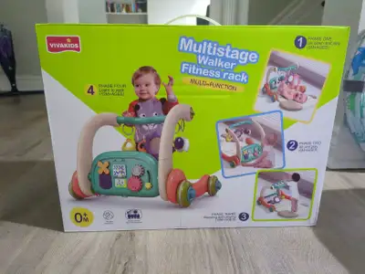 vivakids multistage walker fitness rack (unopened), View more
