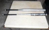 Two 34" Metal Soft Ball Bats