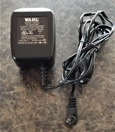 3.3 VDC Power Adapter Charger for Wahl 9918C Cordless Trimmer, View more