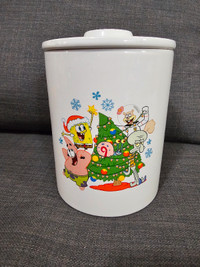 NEW SpongeBob Christmas Cookie Jar