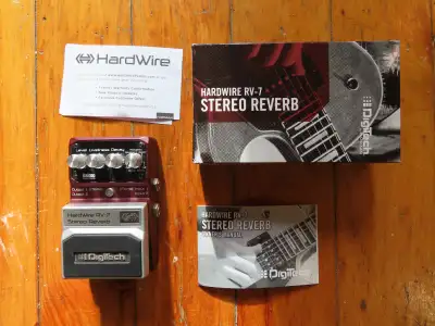 Hardwire RV-7 Stereo Reverb Pedal, View more